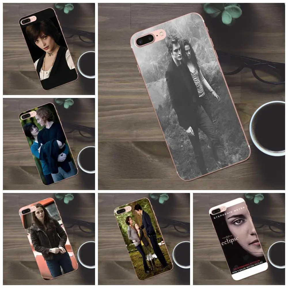 Модный чехол из ТПУ Bixedx Twilight Saga Eclipse для Apple iPhone 4 4S 5 5C SE 6 6S 7 8 Plus X Galaxy A3 A5 J1 J2 J3 J5 J7 2017 |