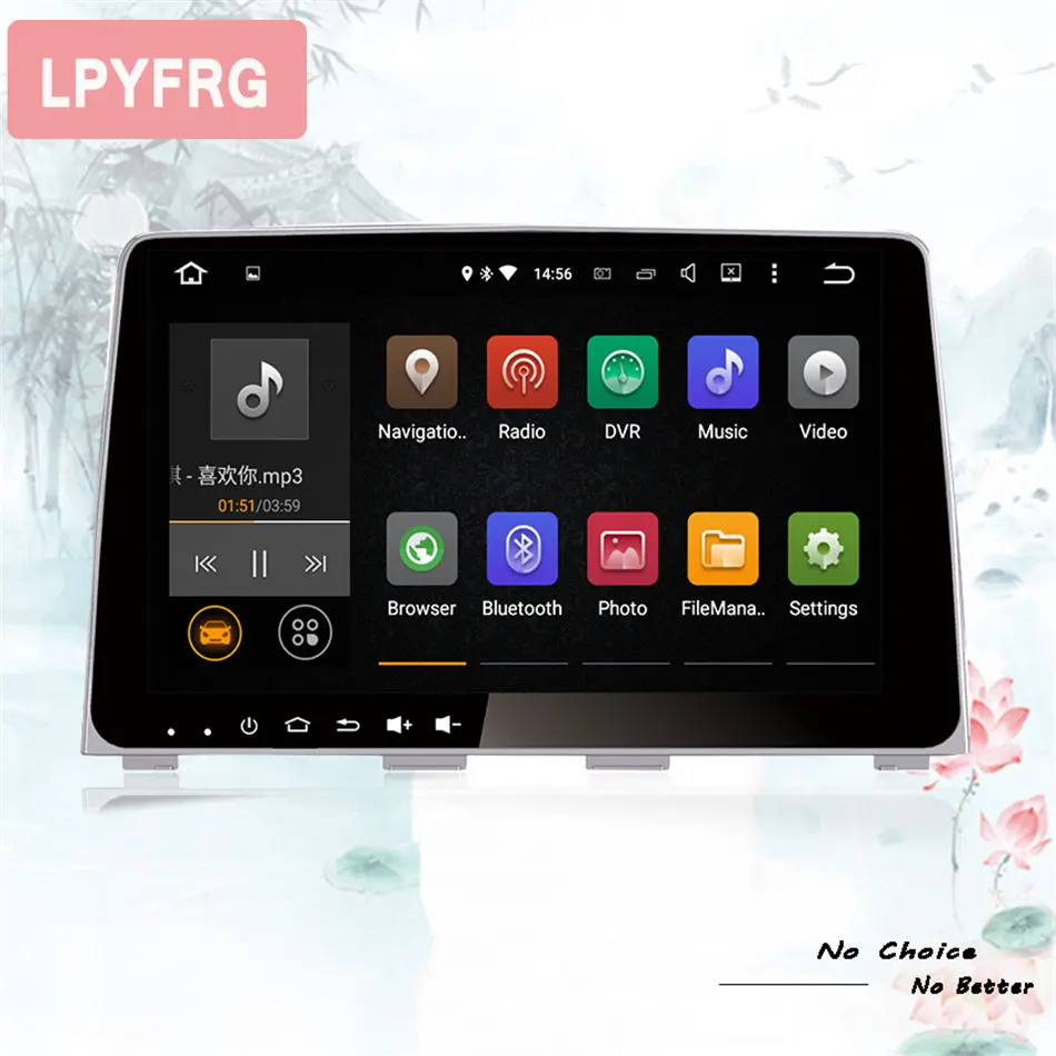 

9'' Android 9.0 Car DVD Player GPS android 9.1 for Hyundai SONATA 2018 octa 8 core 4g RAM 64g ROM navigation deckless Head unit