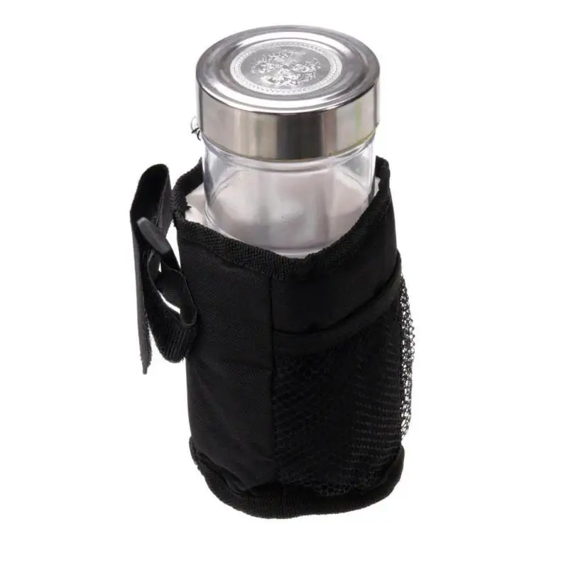 Baby Stroller Bottle Cup Holder Bag Stroller Accessory Stroller Pushchair Pram Wheelchairs Drink Cup Milk Bottle Mug Holder Bags 4