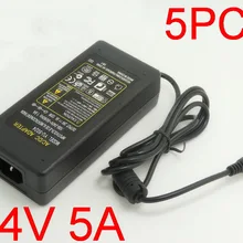 5 шт. высокое качество решения IC AC 100 В-240 В DC 24 В 5A выключатель питания, 120 Вт привело адаптер, DC 5.5*2.1-2.5 мм