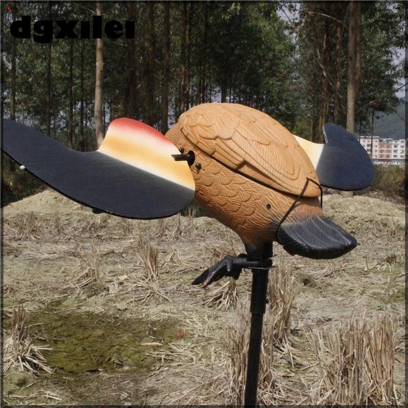 Xilei оптовая продажа 6 В удаленного Управление Pe Огарь манок Товары для охоты утка с магнитом спиннинг крылья