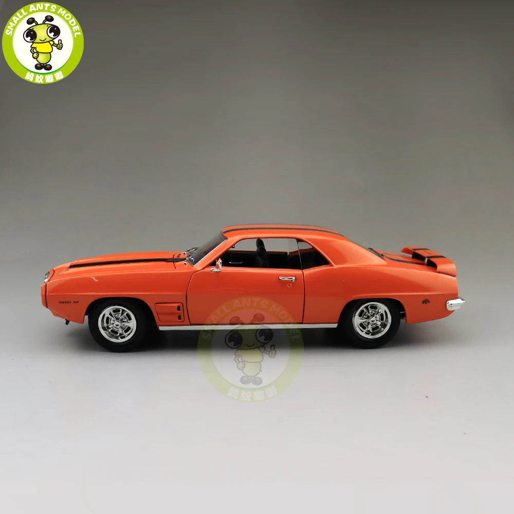 1/18 1969 PONTIAC Жар-птица транс-роуд Подпись литая модель автомобиля игрушки для мальчиков и девочек подарок