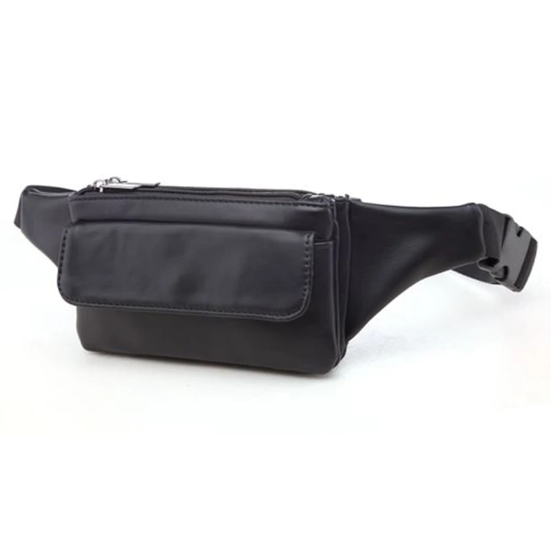 متعددة البينية حار الصلبة فاني حقيبة أسود الإناث تعديل حقيبة بحزام السيدات عارضة الخصر حزمة