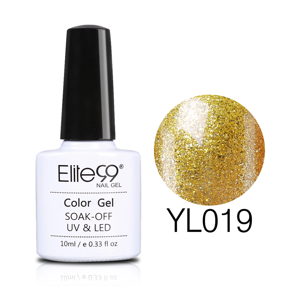 Elite99 10 мл Желтая серия Гель-лак для ногтей замачиваемый гель долговечный УФ-гель для ногтей полуперманентный Гель-лак для ногтей - Цвет: YL019