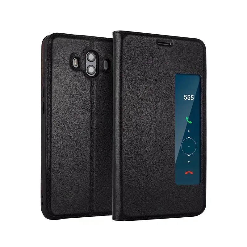 Роскошный чехол из натуральной кожи для Huawei Mate 10 9 Pro деловой винтажный Чехол