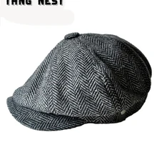 Модный мужской Arrrival козырьки два цвета регулируемый мужской повседневный британский стиль шляпа PMS041