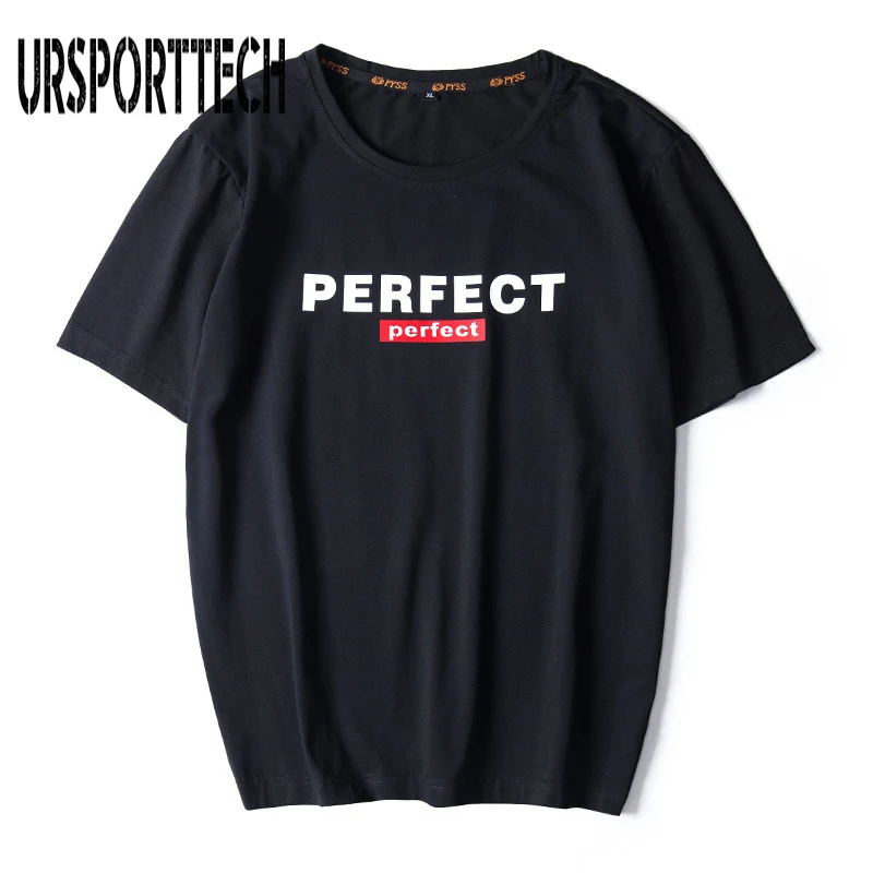 

Perfect Men T Shirt Fashion Casual Men T-shirt Male Crossfit T Shirt Summer Cotton Short Sleeve Print Tshirt Man Black Tops Tees