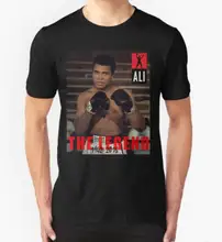 Mens Muhammad Ali New Fashion Men’s MMA T-shirts Short Sleeve Cotton t shirts Man Clothing Free Shipping