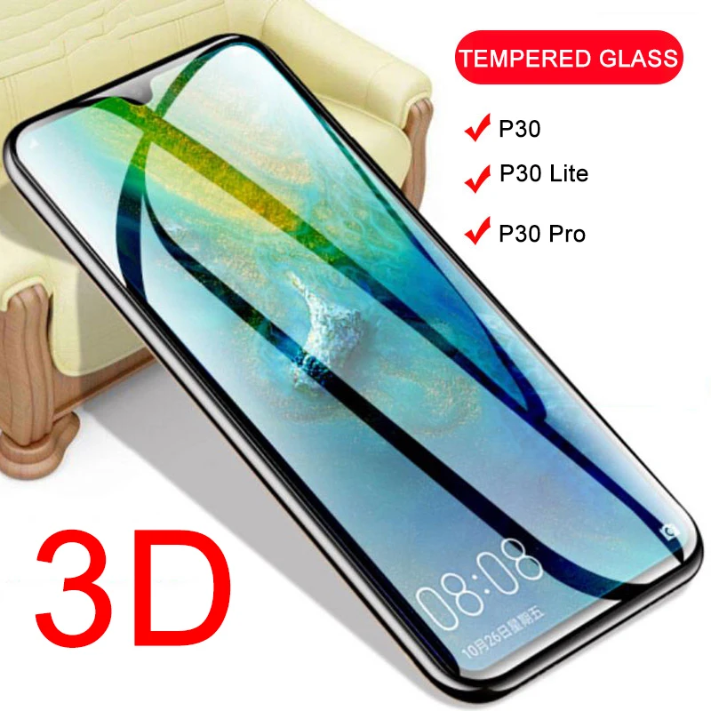 3D полное защитное закаленное стекло для huawei P30 Pro Защита экрана для huawei P30 Lite P 30 Huawey p30pro p30lite стеклянная пленка