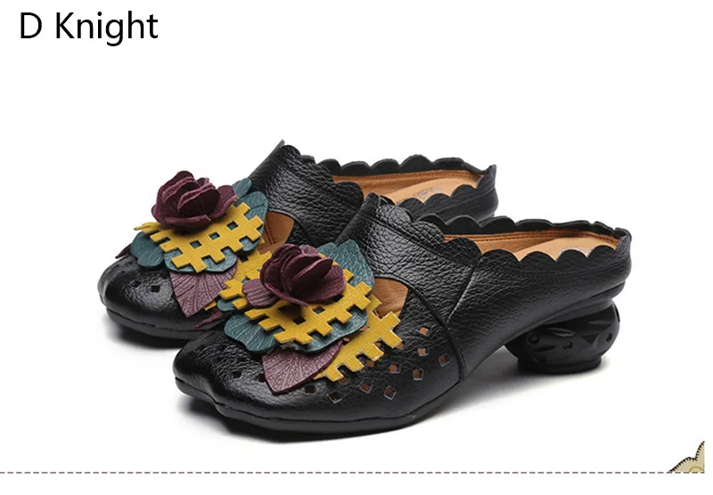 Summer Platform Heels Women Slipper Shoes Comfortable Outside Slides Sandals Strange Style High Heel Genuine Leather Women Shoes (16)