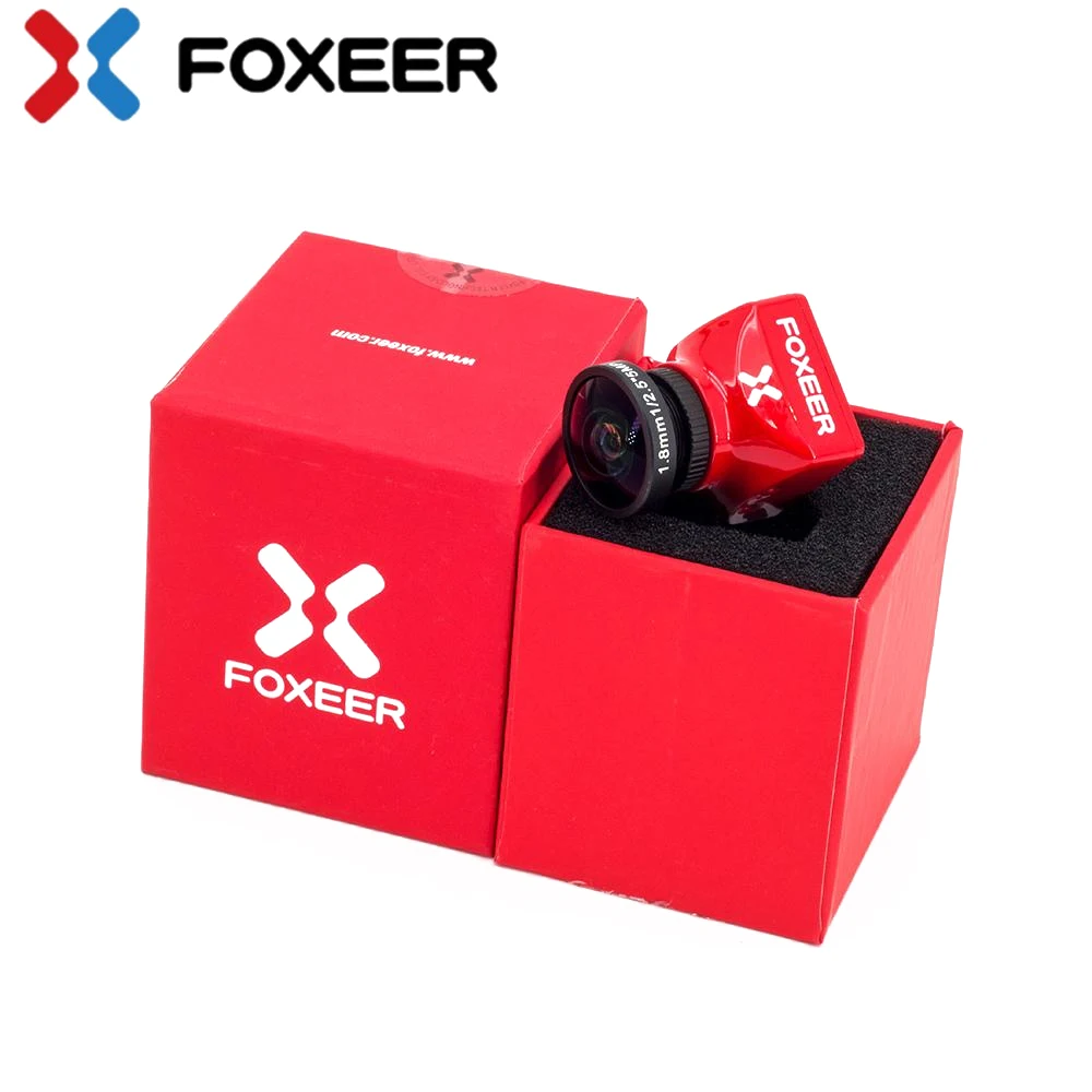 Foxeer Mini Pro 1/2. " CMOS 1,8/2,5 мм 1200TVL 16:9 PAL/NTSC переключаемая WDR FPV камера для Мультикоптер RC Drone часть Асса