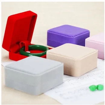 

Wholesale 10pcs New Design high quality 9*9*4cm velvet bracelet box jewelry box gift box BX006