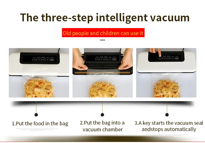 AODEJU бытовой вакуумный упаковщик упаковочная машина коммерческий Вакуумный упаковщик с мешками подарок может использоваться для сохранения пищи