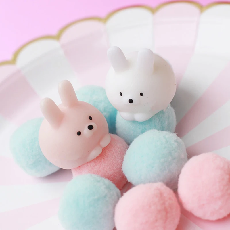 

1pcs Rabbit Squeeze Kid Fun Toy Gift Animal Cute Soft Press Slow Rising Collect Healing Stress Reliever Kawaii Novelty Toys