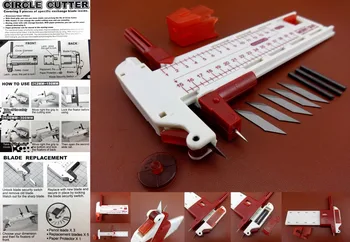 

1pc 1.2cm~30cm Leather Craft Compass Circle Round Arch Cutting Cutter Knife Tool - Sewing Stitching Carving Stamping Knife Punch