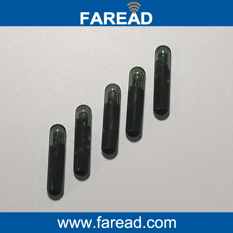 x60pcs Bioglass 3*13mm 125KHZ RFID microchip glass capsule for