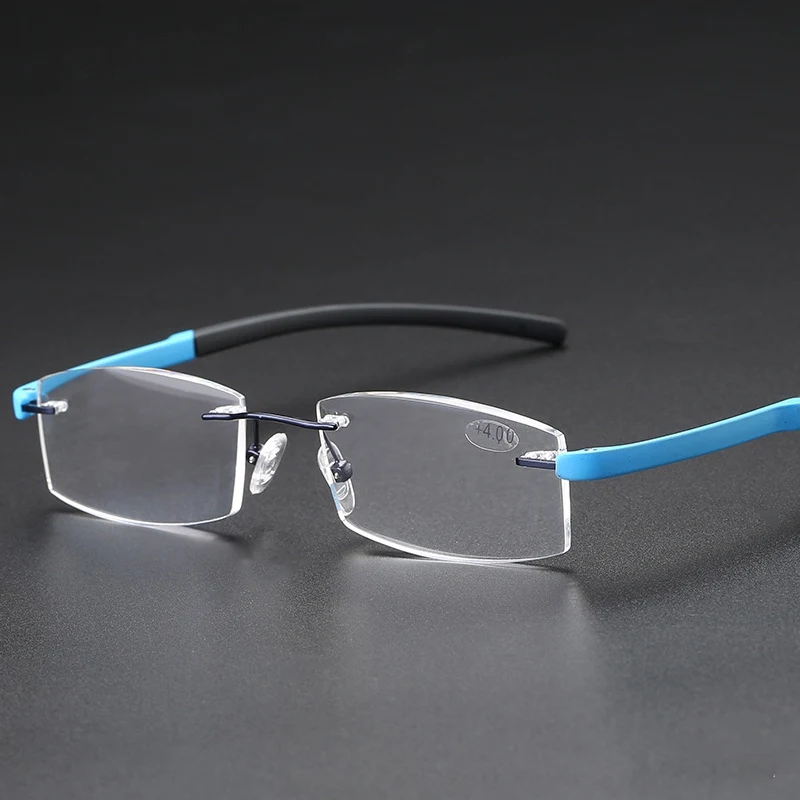 QIFENG очки для чтения Для мужчин Для женщин без оправы диоптрий дальнозоркостью мужской Для женщин очки+ 1,0+ 1,5+ 2,0+ 2,5+ 3,0+ 3,5+ 4,00 QF229