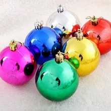 12 шт. Рождественские Елочные Висячие шары диаметр 4 см цветной Рождественский шар рождественские домашние елочные игрушки украшения 8ZHH190