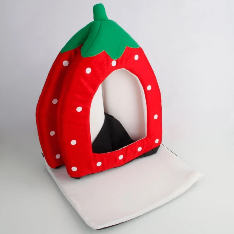 Soft-Cotton-Cute-Strawberry-Style-Multipurpose-Pets-Dog-Cat-House-Nest-Yurt-Size-L-Bright-Red_2_800x800