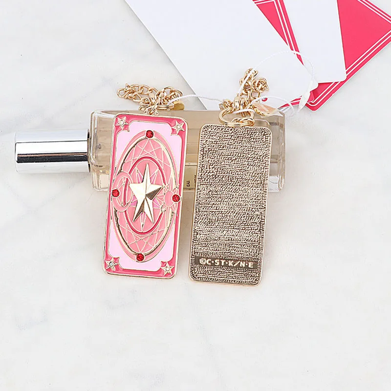 Card captor cardcaptor sakura Клоу карты сумка Шарм брелок для ключей|keyring keychain|keyring charmkeyring bag |