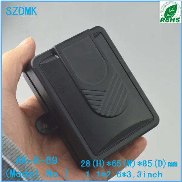 

plastic enclosure box switch box (1 pcs) 28*65*85mm szomk electronics outlet enclosure black project box