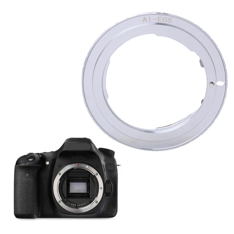 

AI-EOS Adapter for Nikon AI AI-S F Lens to Canon EF EOS Camera AF Confirm Ring