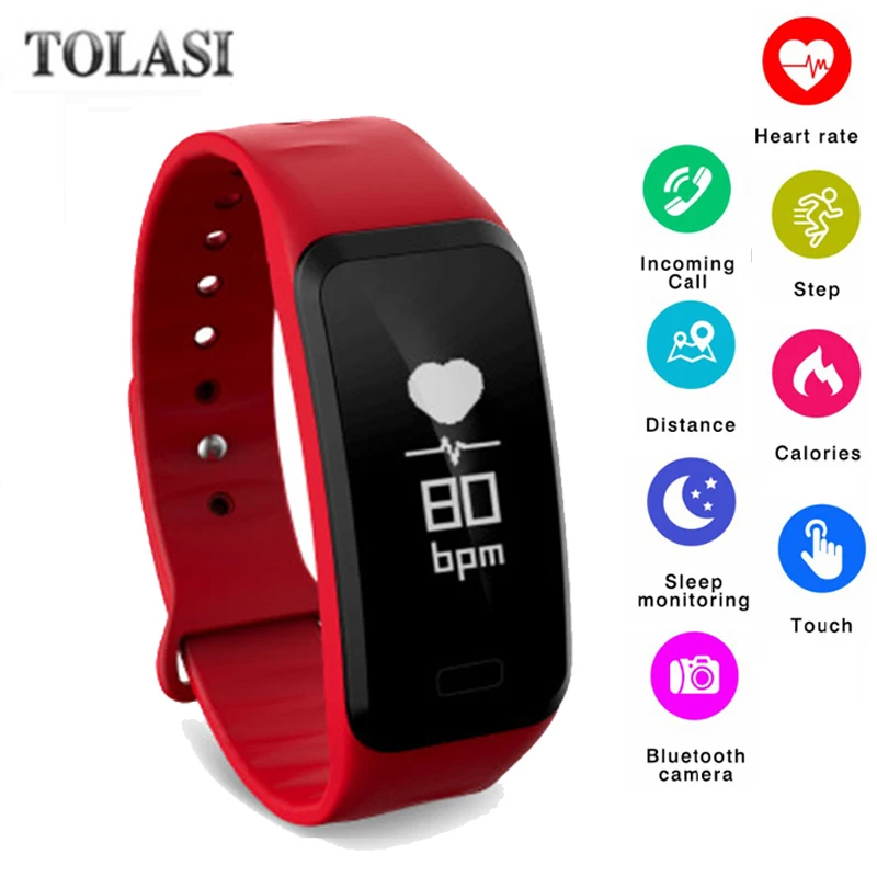 2018 Men font b Women b font Sport Smart Bracelet font b Watch b font Bluetooth