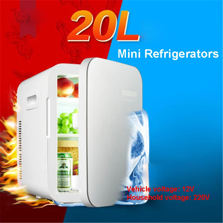 Крутой и тепловой многофункциональный мини-холодильник портативный автомобильный 12 В 20л автомобильный дорожный холодильник качество ABS домашний холодильник морозильная камера теплее