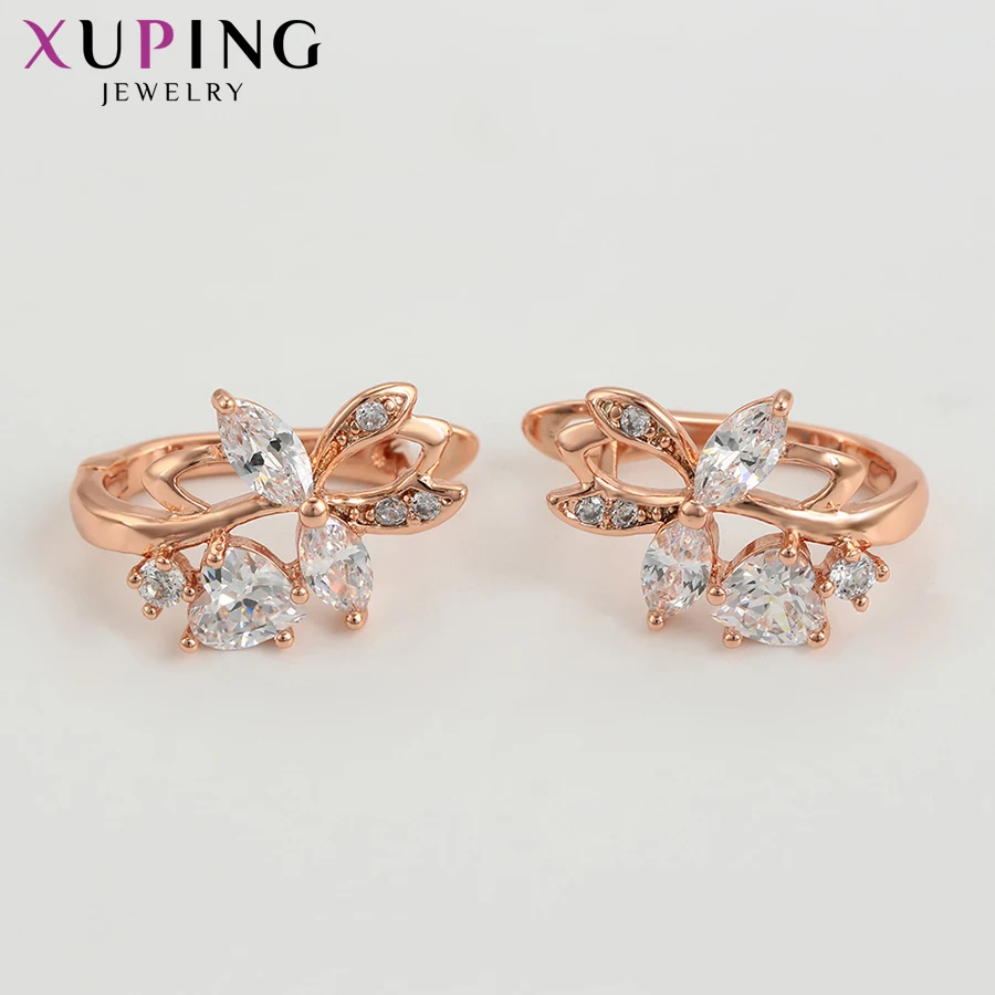 Ceny Xuping moda zestawy biżuterii wysokiej jakości różowe złoto kolorowy platerowany eleganckie panie biżuteria dla kobiet walentynki prezent S87 65254