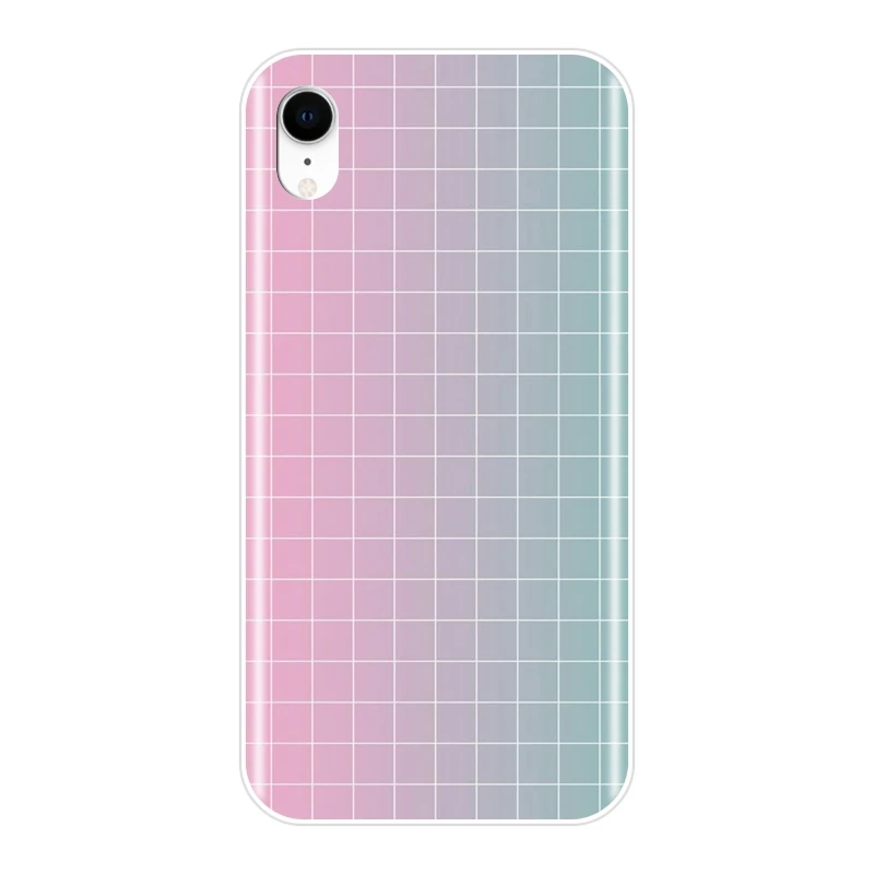 Чехол для Телефона iPhone 6 S 7 8 X XR XS Max желтая розовая черная сетка Мягкая силиконовая