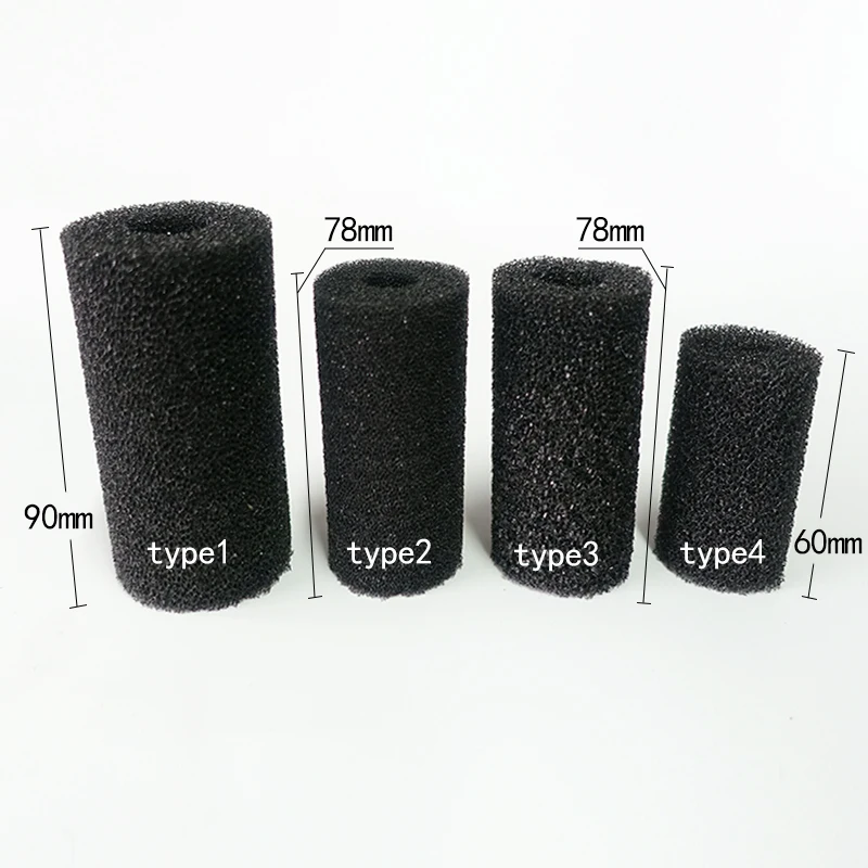 4 типа можно выбрать 50 шт губка, аквариум фильтр Защитная крышка для аквариума Впускной пруд черная пена аквариумные Фильтры Аксессуары
