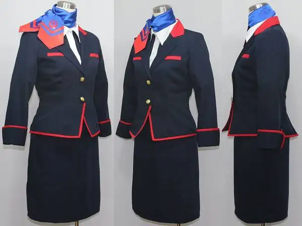JAL CA униформа костюм японской авиационной компании школьная форма|japan uniform|japan school