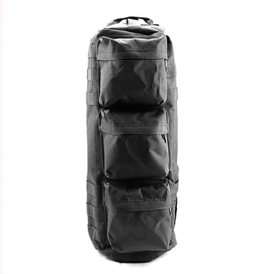 600D нейлон Тактические Молл Пеший Туризм Охота отдых велосипед игры сумка Спорт на открытом воздухе нападение рюкзак носить чемоданчик - Цвет: Black