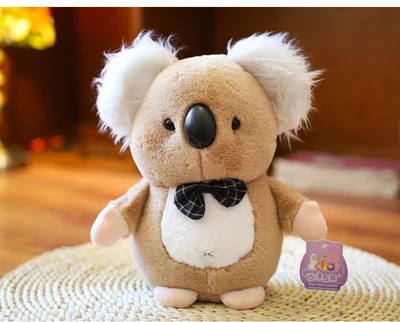 Новая игрушка животное из мультфильма Пингвин, кролик, коала, плюшевая игрушка хомяк Мягкая кукла детская игрушка подарок на день рождения h0897 - Цвет: brown koala