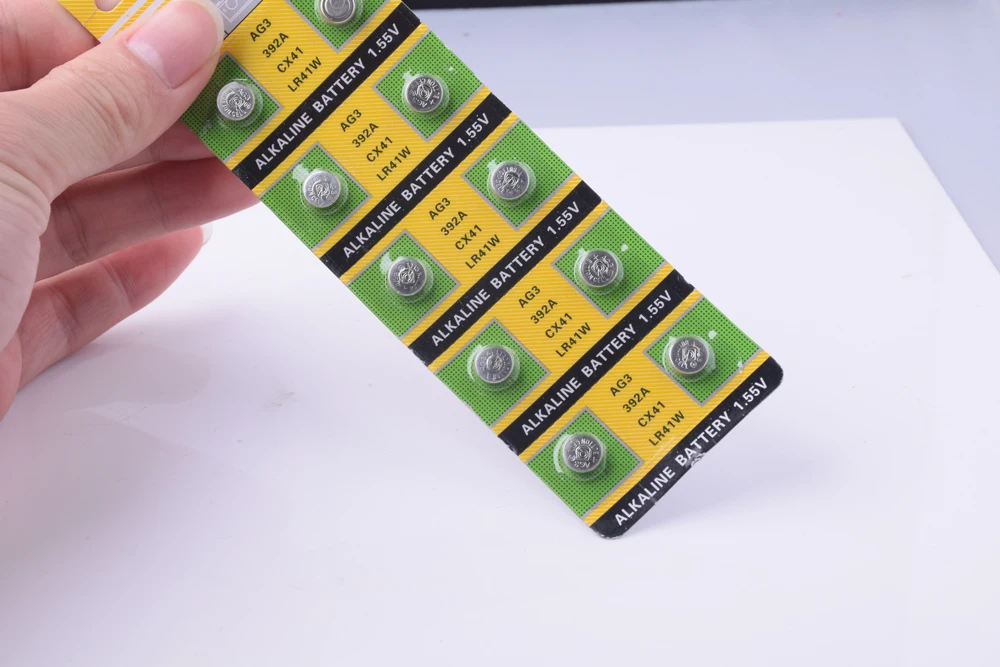 Недорогая батарея lr41 10x LR41 AG3 392A SR41SW 384 LR736 V3GA 192 1 55 в элемент батареи часы пуговицы