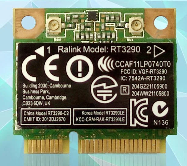 SSEA NEW для Ralink RT3290 802.11b/g/n Wi Fi bluetooth мини PCI E HP CQ58 M4 M6 4445S DV4 G4 G6 G7 SPS 690020 001|half mini pci-e|wifi