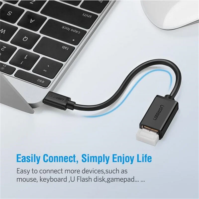 Ugreen usb c адаптер OTG usb кабель type c к usb 3,0 usb 2,0 адаптер конвертер для samsung s8 huawei macbook usb c Thunderbolt 3