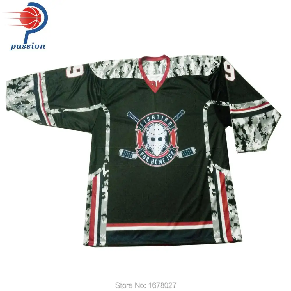 

Whosales sublimation hockey jersey professional custom full dye ice hockey uniform