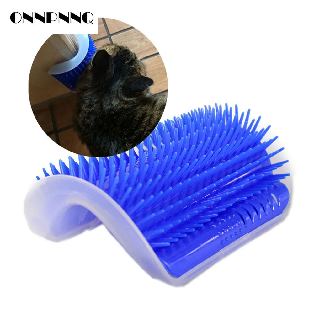 Cat Brush Comb Play Toy Plastic Scratch Bristles Arch Self Groomer
