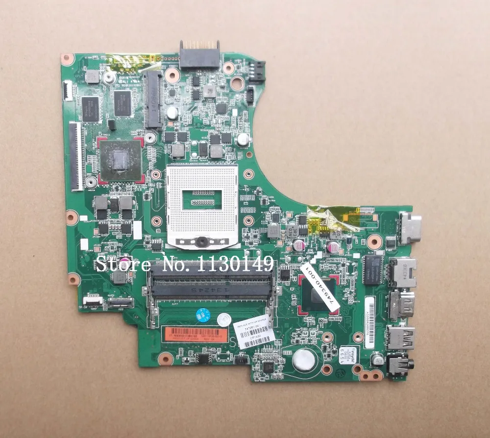747261-501 Free shipping 747261-001 motherboard for HP Touchsmart 14-d laptop main board DDR3 820/2G 100% tested 746447 501 746447 001 for hp touchsmart 15 envy15 motherboard hm87 740m 2g notebook system board tested