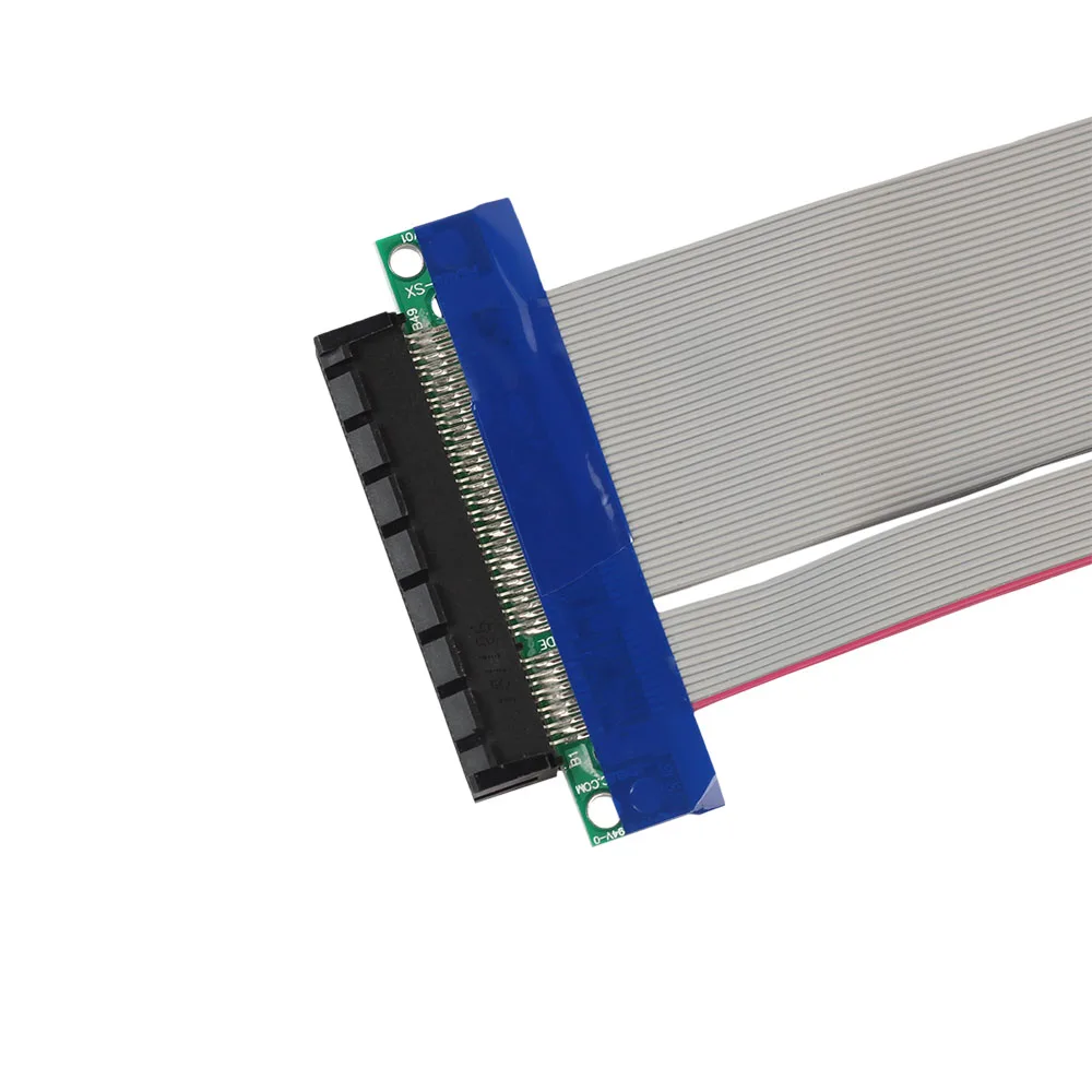 REXLIS PCI-E Экспресс 8X Riser Card Extender Расширение гибкий шнур ленточный кабель Разъем Адаптера