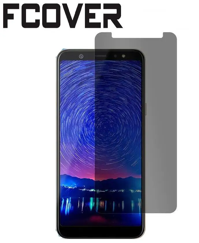 

Anti Glare For Samsung Galaxy A8 2018 A8 Plus Privacy Tempered Glass Front Film Screen Protector