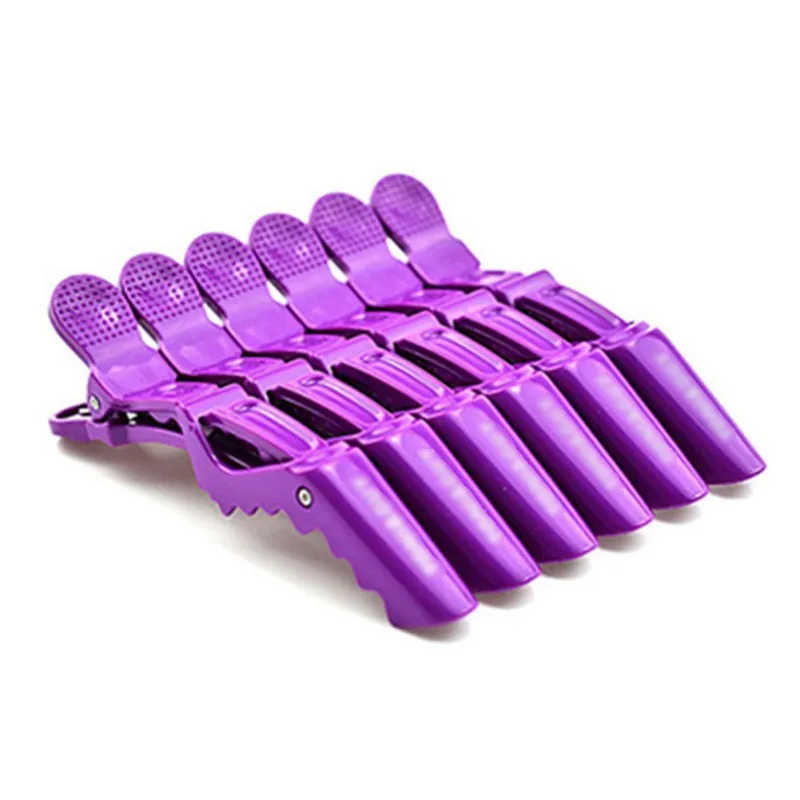 6 шт./лот, шпильки для девочек, инструменты для укладки, профессиональные заколки для волос аллигатора для женщин, пластиковые булавки шпильки, заколки для волос с бантом