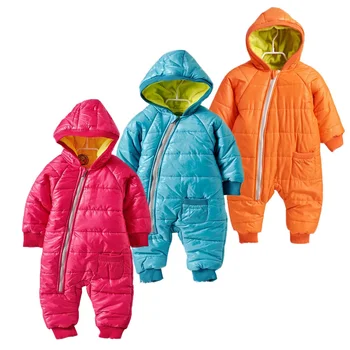 

High Quality Baby Rompers Winter Thick Cotton Boys Costume Girls Warm Clothes Kid Jumpsuit Children Outerwear Baby Wear