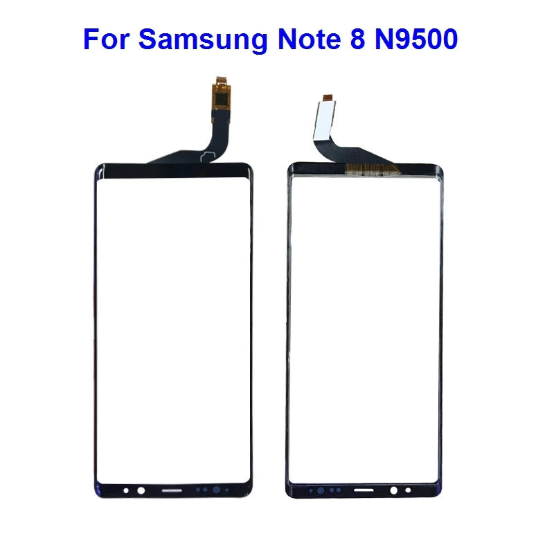 Replacement Screen Digitizer Front Glass Lens for Samsung Galaxy Note 8 N950 N9500 N950F LCD Touch Screen Glass Black with Tools (1)