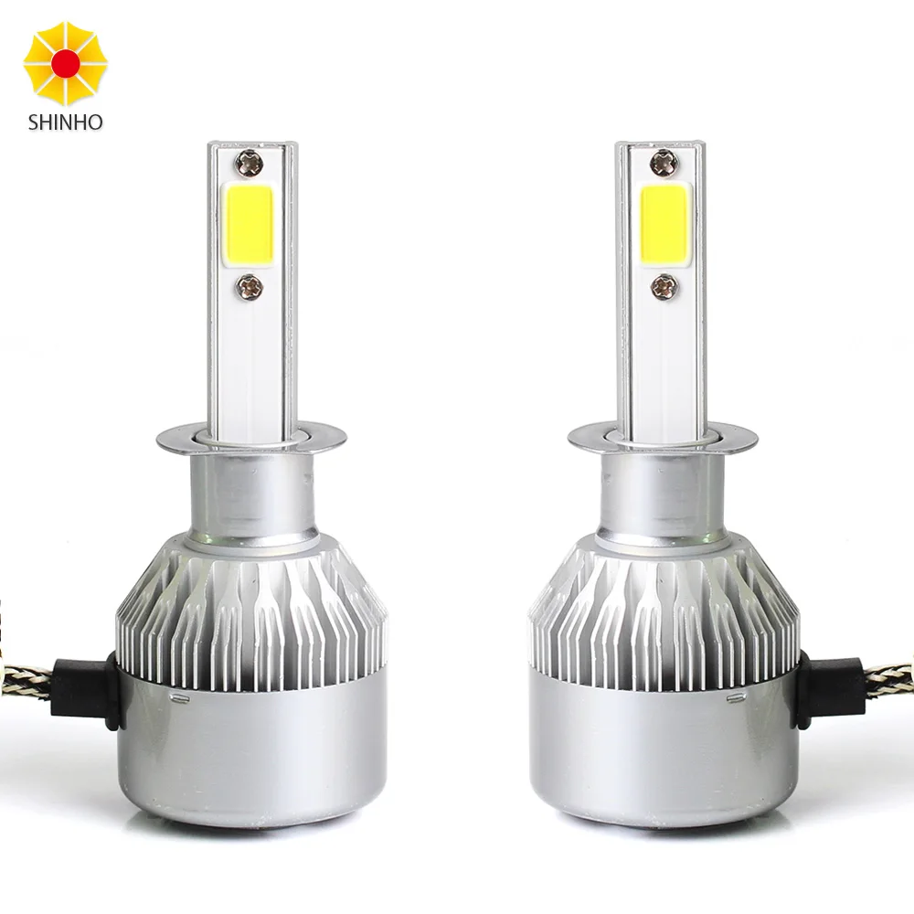 

2pcs H1 Car LED Headlight 3800LM 36W COB 6000K Truck Car Head Fog DRL Driving Conversion Light All In One Car Light Sourcing