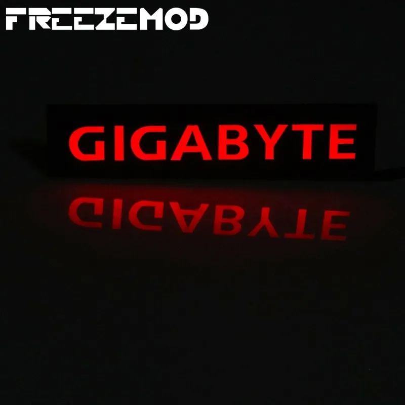 FREEZEMOD специальная видеокарта светодиодный светильник с многоцветным. XYD-GIGABYTE