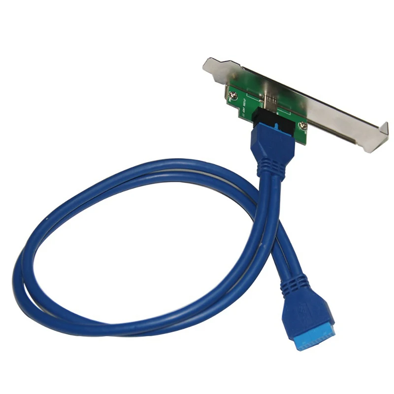 

19pin USB header to USB 3.1 Type-C Cable USB3.0 to USB-C Adapter Card with PCI-e #74780