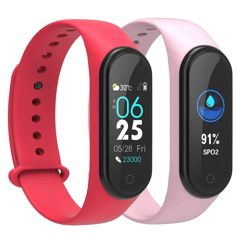 Смарт браслет M4Fitbit 2 0 с функцией измерения пульса артериального давления уровня