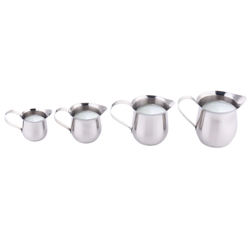 

60/90/150/240ml 1Pcs Stainless Steel Espresso Coffee Milk Cup Mugs Drinkware Caneca Thermo Pitcher Steaming Frothing Pitcher